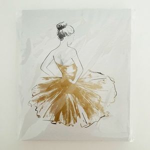 Watercolor Beautiful Ballerina Wall Art | FIRM PRICE
